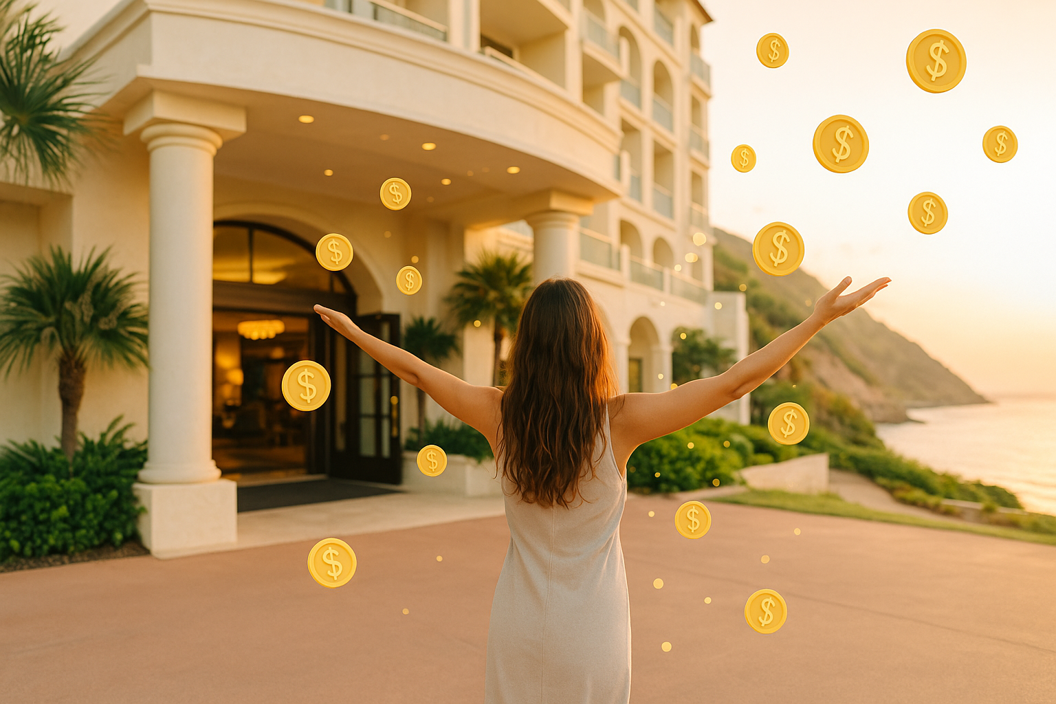 Skyline with sunrise