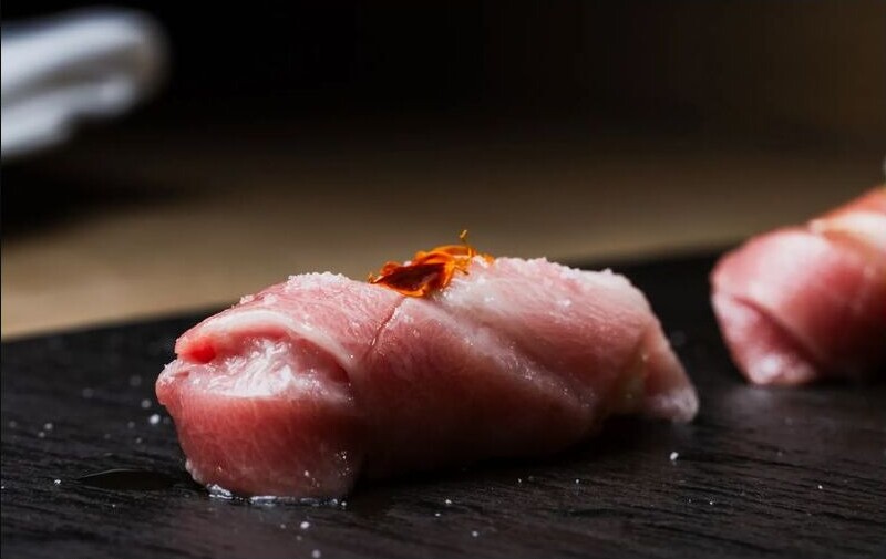 Nobu Chicago omakase nigiri